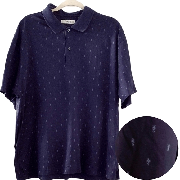Turnbury Men's Golf AOP Polo 100% Cotton XL - Picture 1 of 5